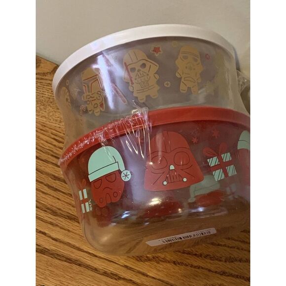 Pyrex Glass Star Wars Food Storage Set 4-Piece Holiday Exclusive Great Gift! - Picture 9 of 11